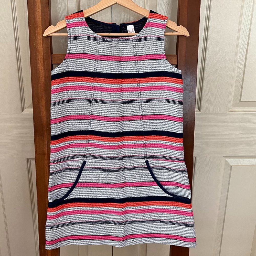 Cat & Jack striped drop waist jumper dress